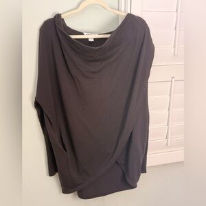 Athleta Hooded Tunic Sweater Pullover with Pockets Small Petite